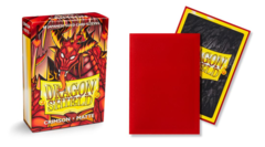 Dragon Shield Matte Japanese-Size Sleeves - Crimson - 60ct